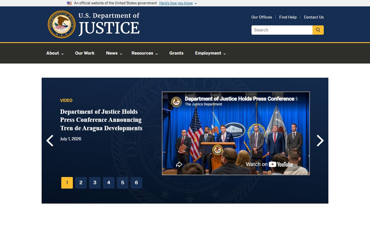 Fulton County inmate records U.S. Department of Justice